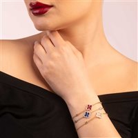Bracelet Ultima Edizione Woman in Silver BAO1826 ROSSO GIALLO - BAO1826 ROSSO GIALLO